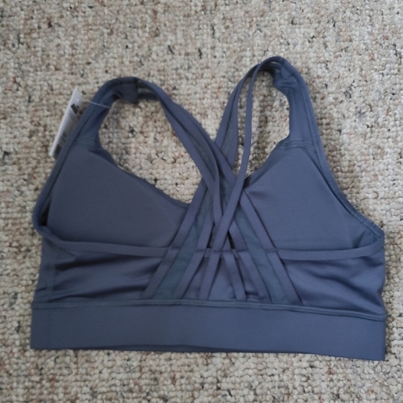 NWT Avia Strappy Gray Sports Bra Size Small - Picture 5 of 8